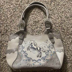 Purse with Horse Emblem
